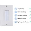 Brush Wall Plate Cable Pass Through Insert, 1-Gang Wall Plate