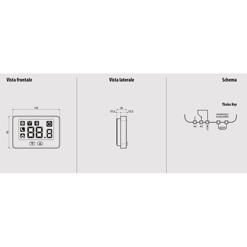 Thermostat Thalos Key Wall Charger, VE719100