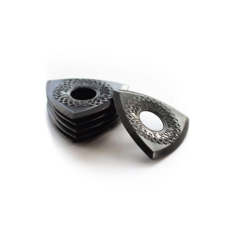 Bog Street BATTLE AXE (ULTEM) Guitar Picks, 2.0mm Medium, 3-Sided