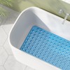 AmazerBath Non-Slip Shower Mat - 40 x 16 Inches Clear