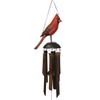 Cohasset Gifts 175CA Cohasset Cardinal Bamboo Wind Chime, Hand Painted