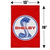 GRAPHICS & MORE Shelby Cobra Patriotic Logo Garden Yard Flag