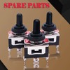 Twidec/3Pcs Heavy Duty Rocker One-Side Momentary Toggle Switch 16A 250V