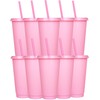 Yisituo 24 oz Reusable Plastic Cups, 10 Pack Cold Cups