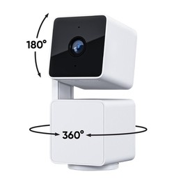 Wyze Cam Pan v3 — #1 Security Camera on TikTok! Wired, Indoor/Outdoor Pan Tilt Zoom (PTZ) w/ 360 Degree Motion Tracking, Color Night Vision, HD, WiFi - Color: White, Pack: 3-Pack
