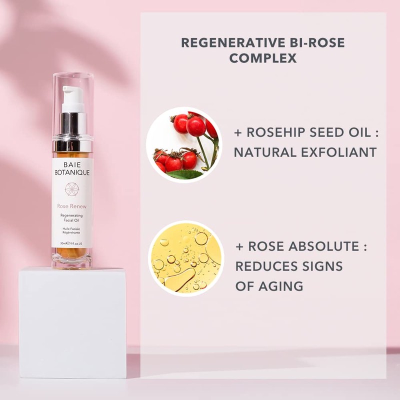 Baie Botanique Anti-Ageing Face Oil 30 ml, Rose Absolue, Rose