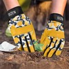 OIZEN Cowhide Leather Thorn Proof & Puncture Resistant Gardening Gloves