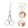 Baluue Stainless Steel Beard Grooming Scissors Ergonomic Anti-skid Design for