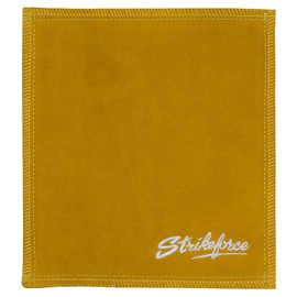 Strikeforce Bowling Ball Oil Absorbing Leather Shammy Towel (Gold)