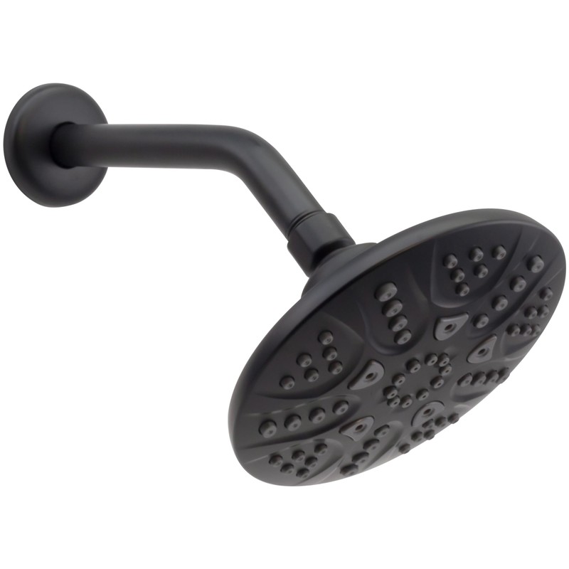 Westbrass 1/2" IPS x 8" Shower Arm, Matte Black, D301-1-62