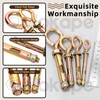 Wokape 8pcs Closed Hook Bolts Wall Concrete Brick Expansion Screws