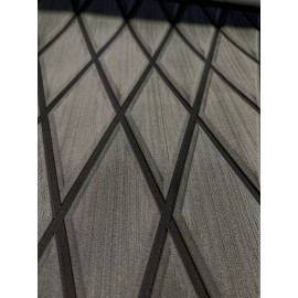 EVA BOAT Dark Grey Diamond EVA Foam Marine Boat Adhesive Back Flooring 27.5 X 74.5 Inch