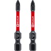 Original Einhell Impact Bits 2 Piece 50mm PZ1 (S2 Steel