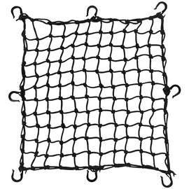 ONE STEP Touring Net, Bike Net with Hooks, Storage Bag Included, Luggage Net, For Motorcycles, Cargo Net, Resinet, Elastic Adjustment, Prevents Loads Collapse, Prevents Luggage Falling, Camping, Solo