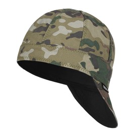 ARCCAPTAIN Reversible Welding Cap, 8 Panel Protective Welders Cap, 10 oz Fireproof Cotton Comforts for Safety and Protection While Welding to Men Women, Colour, 7 1/4