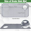 Sink Protector for Kitchen Sink Mat - 28.35"x14.37" Kitchen Sink