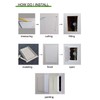 Fengze Plastic Access Panel-15x15cm Reinforced Plumbing Wall Access Panel,Separate of