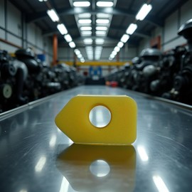 Yellow Air Filter For Briggs and Stratton 10T series 300-550 Series 3.5 to 4.5 HP engines Replaces for Briggs and Stratton 698369, Lawn Mower Air Filters, Replacement Parts and Accessories