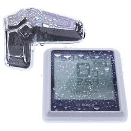 foto-kontor Protective Covers Set of 2 Compatible with Bosch Intuvia 100 (BHU3200) and Bosch LED Remote (BRC3600) Clear Case E-Bike Bicycle Display Control Unit Protection Against Water and Dirt