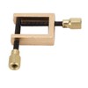 Violin Crack Clamp Double Screw Brass Square Clip Violin Fixing