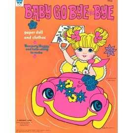 VINTAGE BABY GO BYE-BYE PAPER DOLL LASER REPRODUCTION~Org Sz UNCUT NO.1 TOP SLER