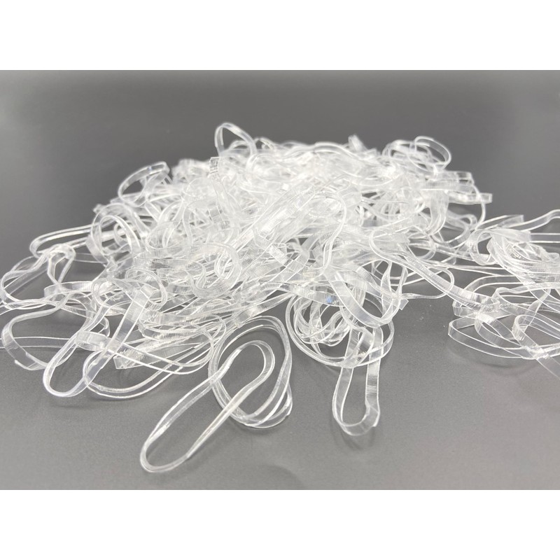 Progom - Clear Rubber Bands 50mm x 3mm Material TPU