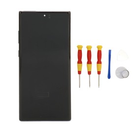 LED Screen Digitizer Assembly, Organic Touch Digitizer Screen Phone Screen with Frame Repair Tools Mobile Screen Repair Replacement Accessories for Galaxy Note 10 Plus