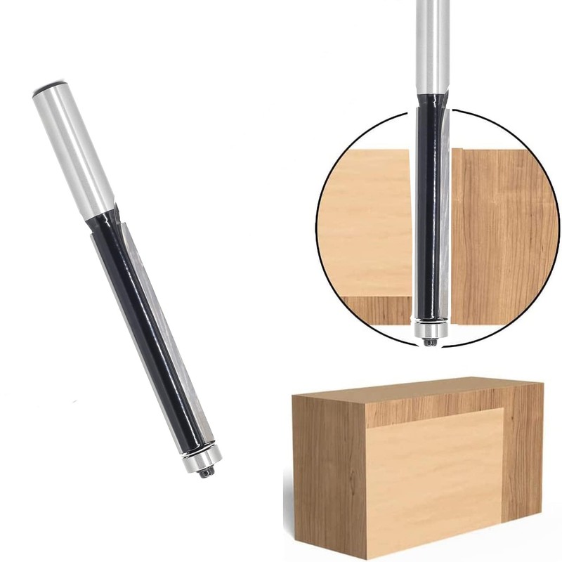 Flush Trim Router Bit 1/2 Shank, Extra Long Flush Cut