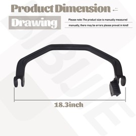 731-18511 Drive Handle Vsp SBD Gry 28" Compatible with MTD Craftsman Walk Behind Mowers M410 M430