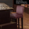 PiccoCasa Waterproof Bar Stool Covers, Faux Leather Pub Counter Height