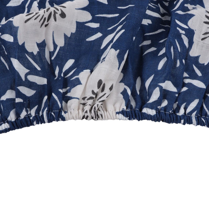 2Pcs Baby Crib Sheets Cotton Yarn Detachable Print Fitted Crib
