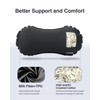Luxtude Inflatable Lumbar Pillow for Airplane Travel, Lumbar Support Pillow