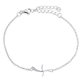 Starchenie Cross Bracelet for Women 925 Sterling Silver Bracelet