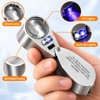 40X Jewelry Loupe for Close-Up Inspection – LED & UV