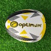Optimum Rugby Bounce Back Solo Skills Ball - Balanced, Responsive,