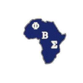 Phi Beta Sigma Greek Africa Lapel Pin