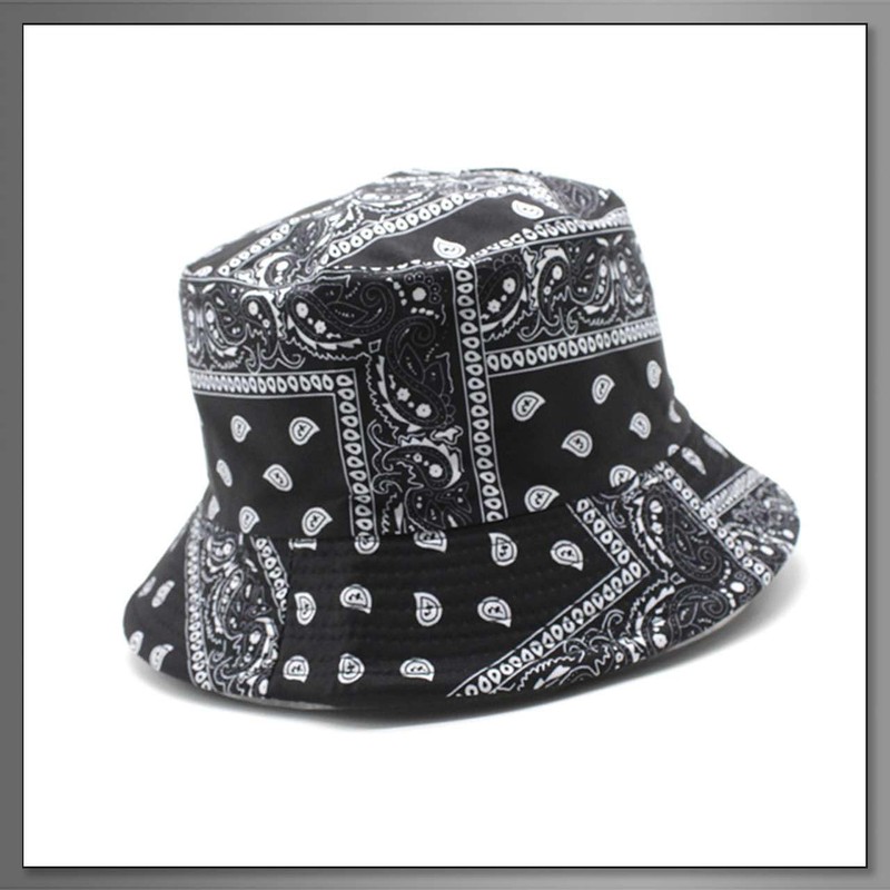 Buzz Selection CAP827 Bucket Hat, Hat, Paisley Pattern, Casual, Sun