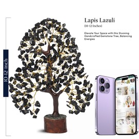 YATSKIA Black Tourmaline Gemstone Tree, Crystal Gifts for Women, Feng Shui Tree of Life, Healing Crystals and Gemstones, Crystal Tree Home Decor, Birthday Gifts, Desk Decor, Spiritual Gifts