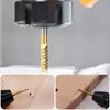 10 Pieces Titanium Coated End Mill Carbide CNC Cutter Tools