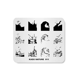 KADS Nail Stamp Nail Stamping Plate Natural Nail Stencil Nail Art Tool (NA011)