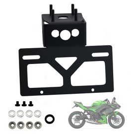 650 Fender Eliminator Z650 Tail Tidy EX650 License Plate Bracket Mount License Plate Bracket Holder for Kawasaki Ninja 650 Z650 EX650 2017 2018 2019 2020 2021 2022 2023 2024