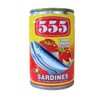 555 Sardines in Tomato Sauce with Chili (Hot) 5.5oz (155g),