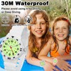 SOCICO Kids Analog Watch, Waterproof, Time Teaching, Soft Band, Wrist