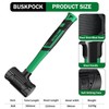 BUSKPOK Dead Blow Hammer, Rubber Mallet with Non-Slip Grip, Marring