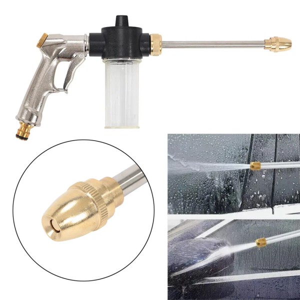 Unbranded Car High Pressure Power Gun Water Spray Hose Nozzle