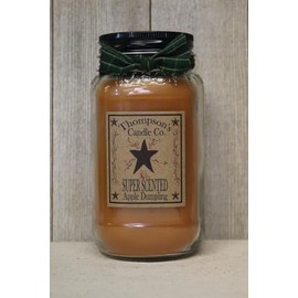 Thompson's Candle Co Apple Dumpling Mason Jar Candles Large Jar ~ 25 fl oz