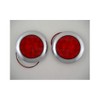 United Pacific Red 10 LED 4" Round Surface Mount Stop