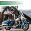 WATERWICH Handguards Coffin Cut Hand Guards Compatible with Harley Dyna