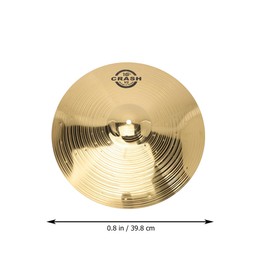 Abaodam 16 Inch Jazz Drum Cymbal Alloy Cymbals Drummer Practice Clear Sound for Percussion Replacement Kitparts