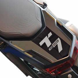 labelbike - Sticker 3D Motorcycle Back Protection and Decoration in Resin Compatible with Yamaha Tenere 700 2025 - Colour Gold